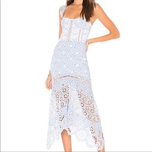 Irma Eyelet Dress blue from Karina Grimaldi